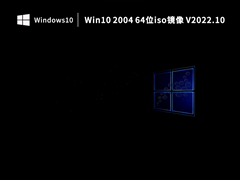 Win10 2004 64位iso镜像 V2022.10