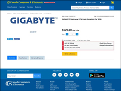 加拿大经销商悄然上架NVIDIA RTX 2060显卡