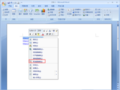 Word2007复制粘贴网址出现链接？2步解决超链接困扰