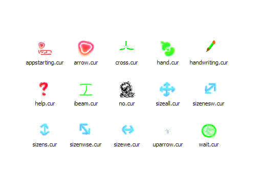 童趣手绘鼠标指针