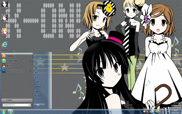 轻音少女win7高清壁纸