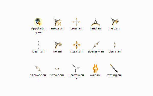 柔和吊灯鼠标指针