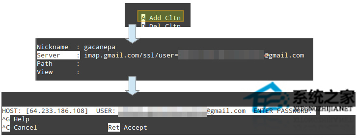 Linux下怎么使用命令行访问Gmail