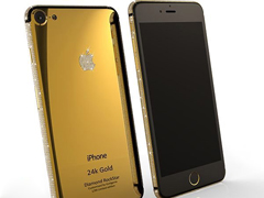 镀金镶钻的苹果iPhone7你可喜欢？