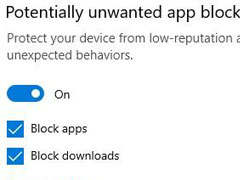 Win10 May 2020新功能 阻止PUA应用安装