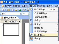WPS如何插入flash文件？