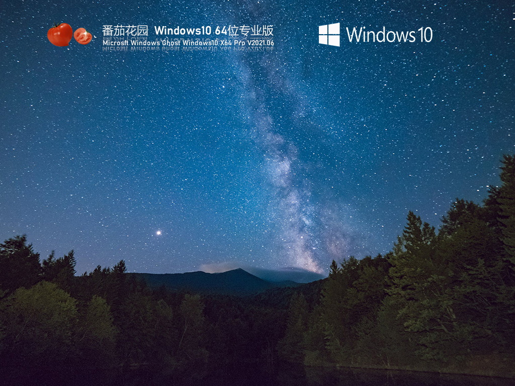 番茄花园 Windows10 21H1 64位专业版 V2021.06