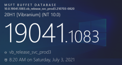 微软发布Win10 21H1/20H2/2004 7月累积更新KB5004945补丁！