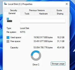 磁盘清理工具在Windows11仍然可以使用 功能转移到Storage Sense