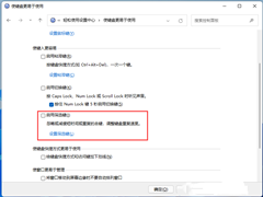 Win11筛选键怎么关闭？Win11关闭筛选键的两种方法