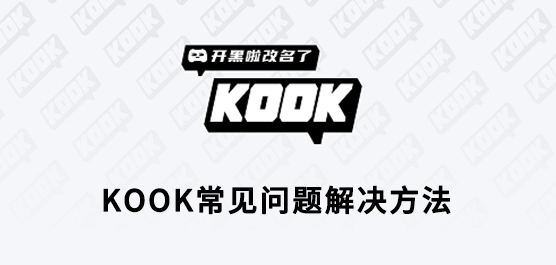 KOOK常见问题解决方法