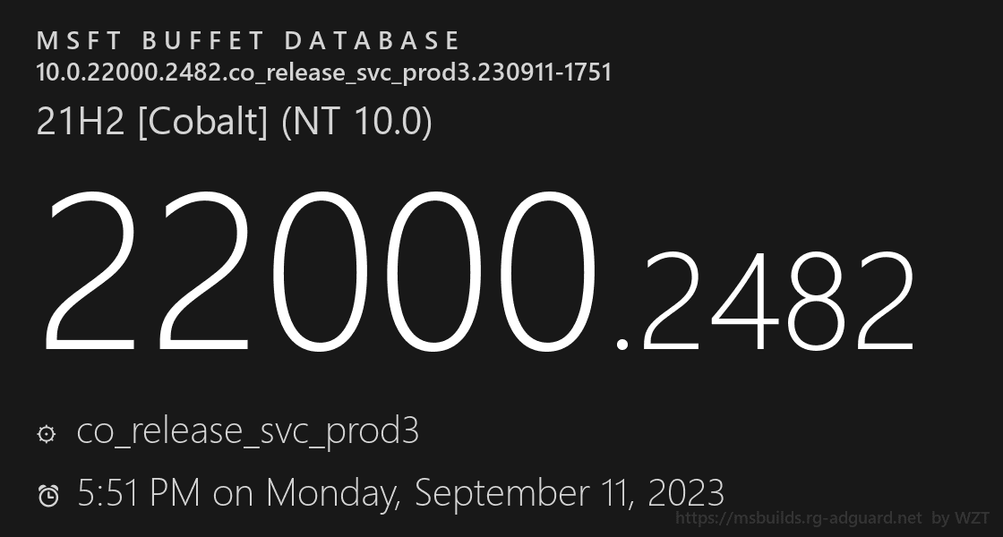 微软 Win11 21H2 最后 1 个可选更新发布：21H2 将不再收到任何更新