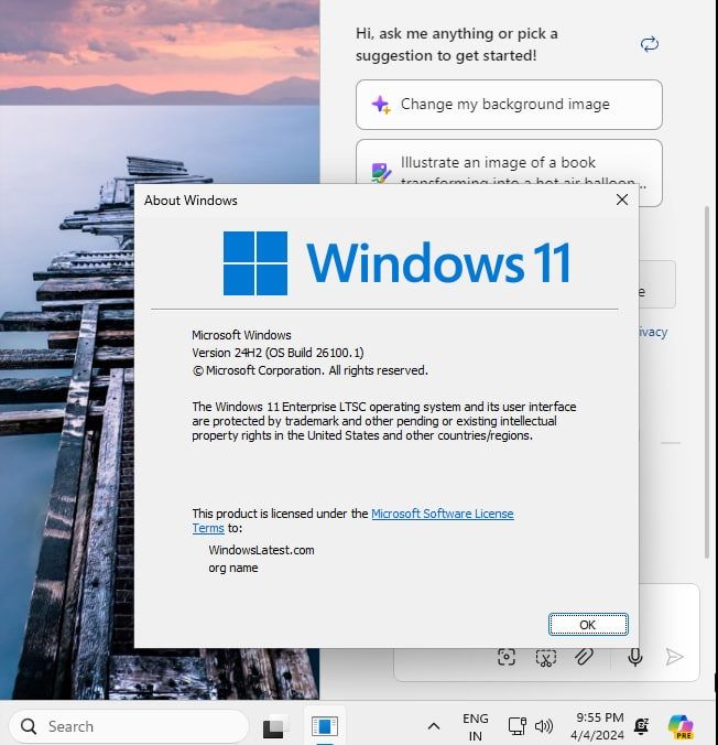 微软官方确认 Win11 Enterprise LTSC 2024 更新：有望今秋发布