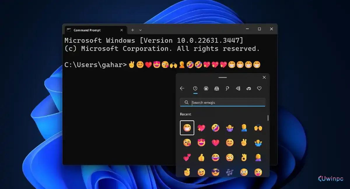 微软 Win11 四月更新增强 Terminal 终端应用，支持 Emoji 表情符号