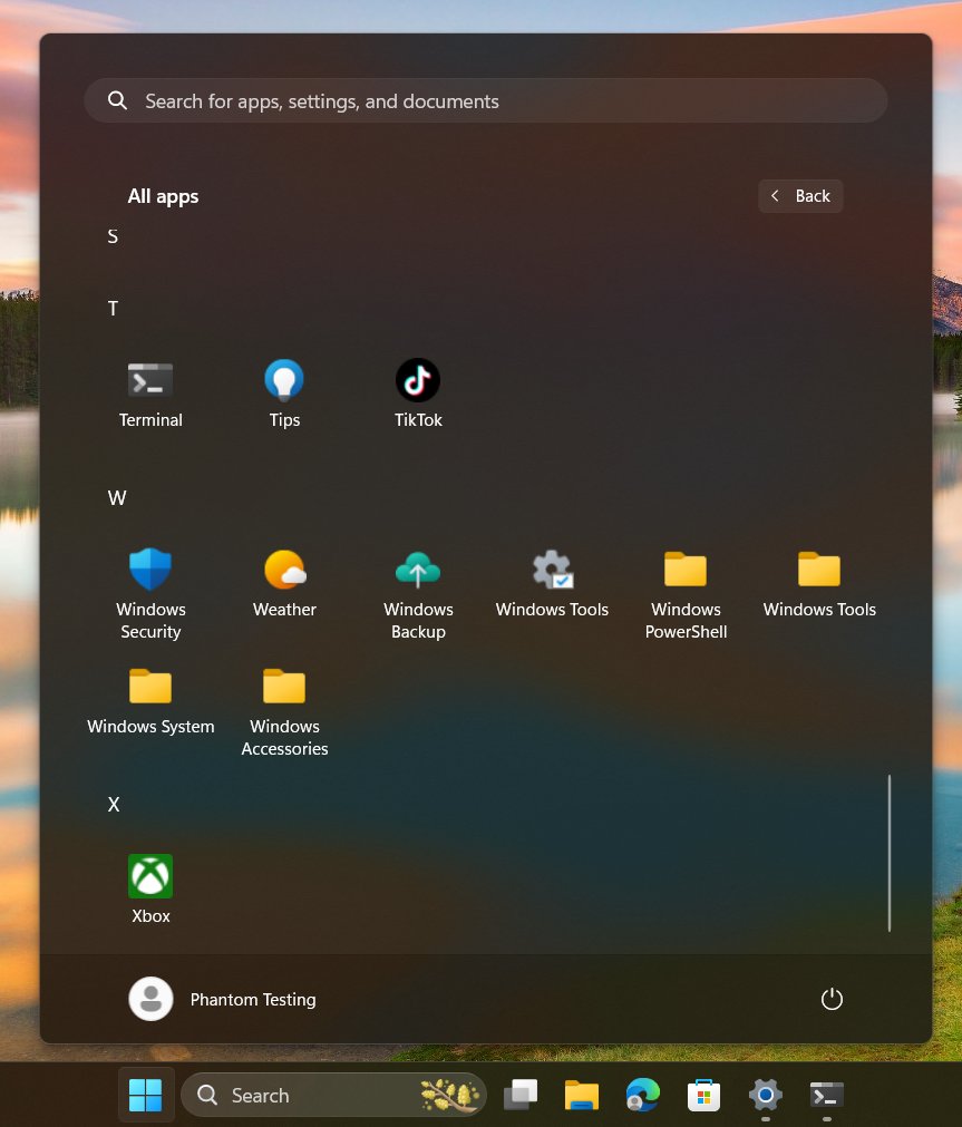 微软 Win11 开始菜单视图调整：支持按首字母分组、支持固定文件夹