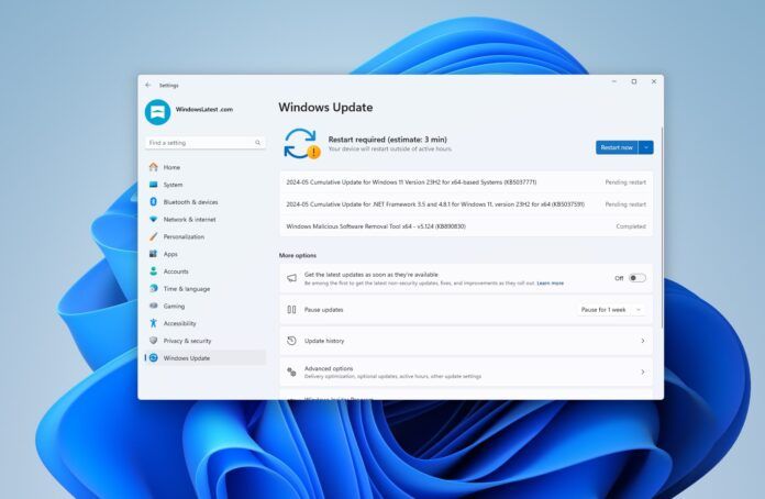 微软 Win11 五月更新遇问题：建议重新安装