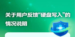 360 安全卫士回应运行时硬盘状态显示“进程 20M/s”问题！
