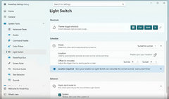微软 PowerToys 新工具 “Light Switch” ：支持 Win11 深浅模式自动切换
