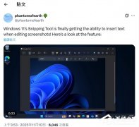 截图后直接加文字！微软 Win11 文本注释功能曝光，提升生产力体验