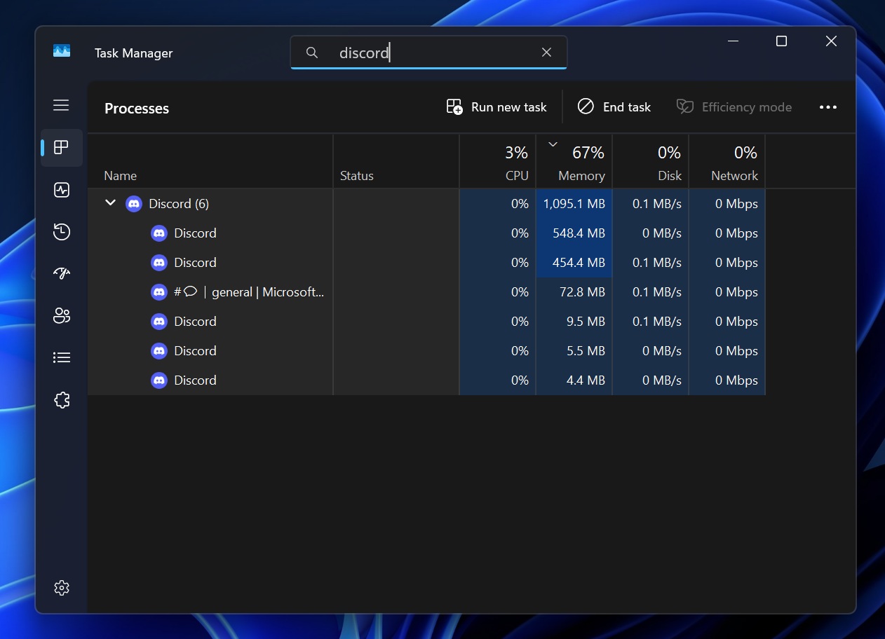 Discord 承认其 Windows 11 客户端存在高内存占用问题！测试自动重启机制应对内存占用