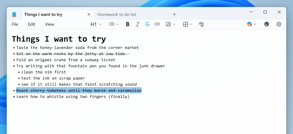 微软推送 Win11 记事本和画图新更新！记事本支持更多 Markdown 格式