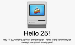 Mactracker 迎来 25 周年，上线产品对比、收藏记录功能