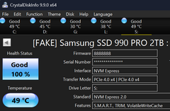 CrystalDiskInfo 发布 9.9.0 版本：可检测假冒三星 SSD