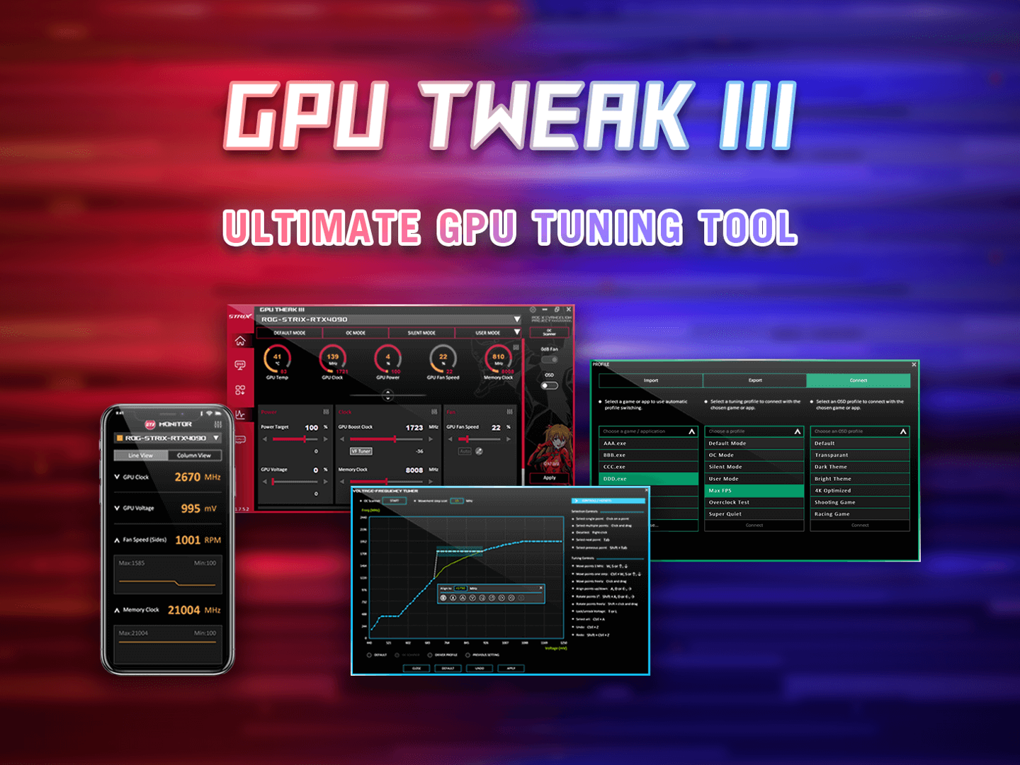 华硕 GPU Tweak III 迎来 V2.1.8.0 稳定版更新：显卡调校工具升级